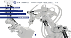 Desktop Screenshot of polyforce.ca